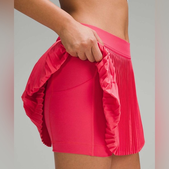 Lululemon Varsity High-Rise Pleated Tennis Skirt Glaze Pink Size 8 - Picture 4 of 10